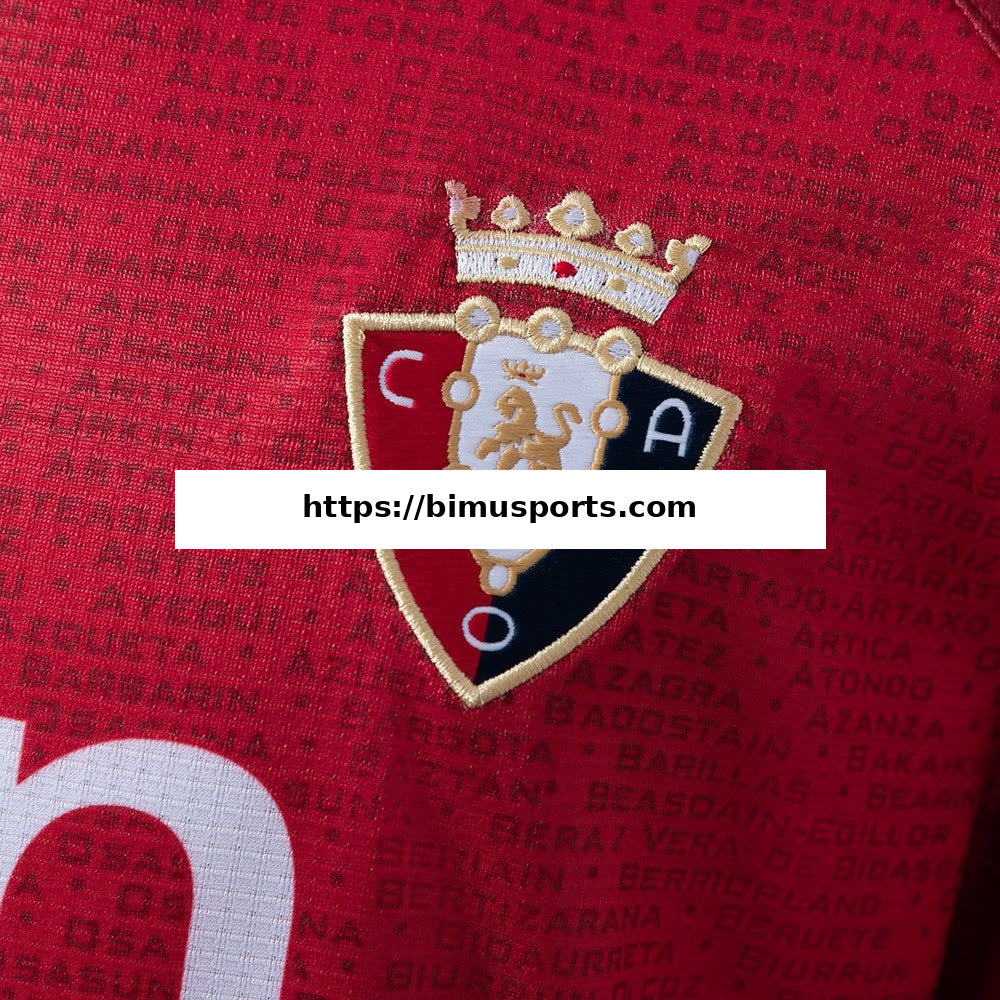 Camisola Retro Osasuna 2005 Vermelho Principal