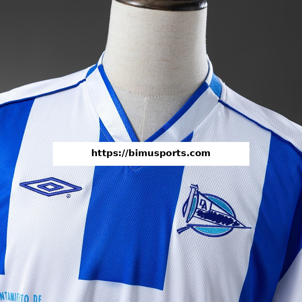 Camisola Deportivo Alavés 03/04 Principal Retro