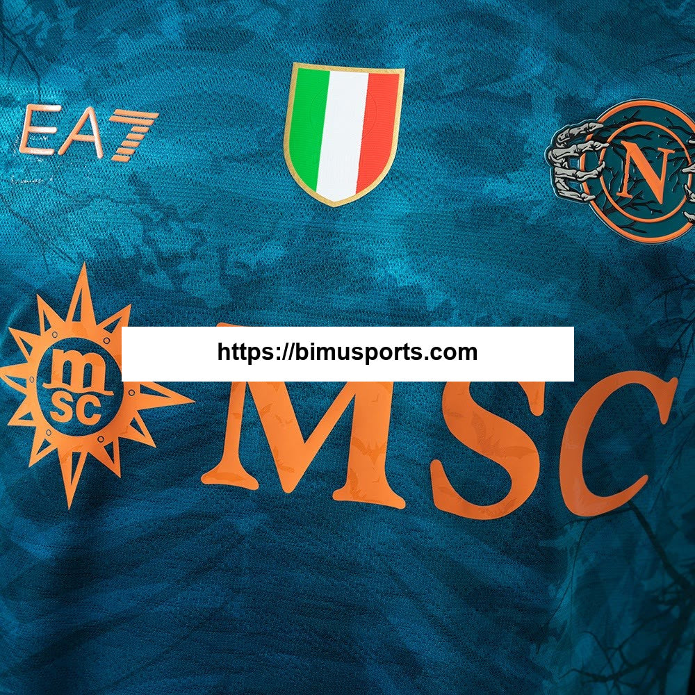 Camisola Napoli 25/26 Halloween Azul Versão Jogador