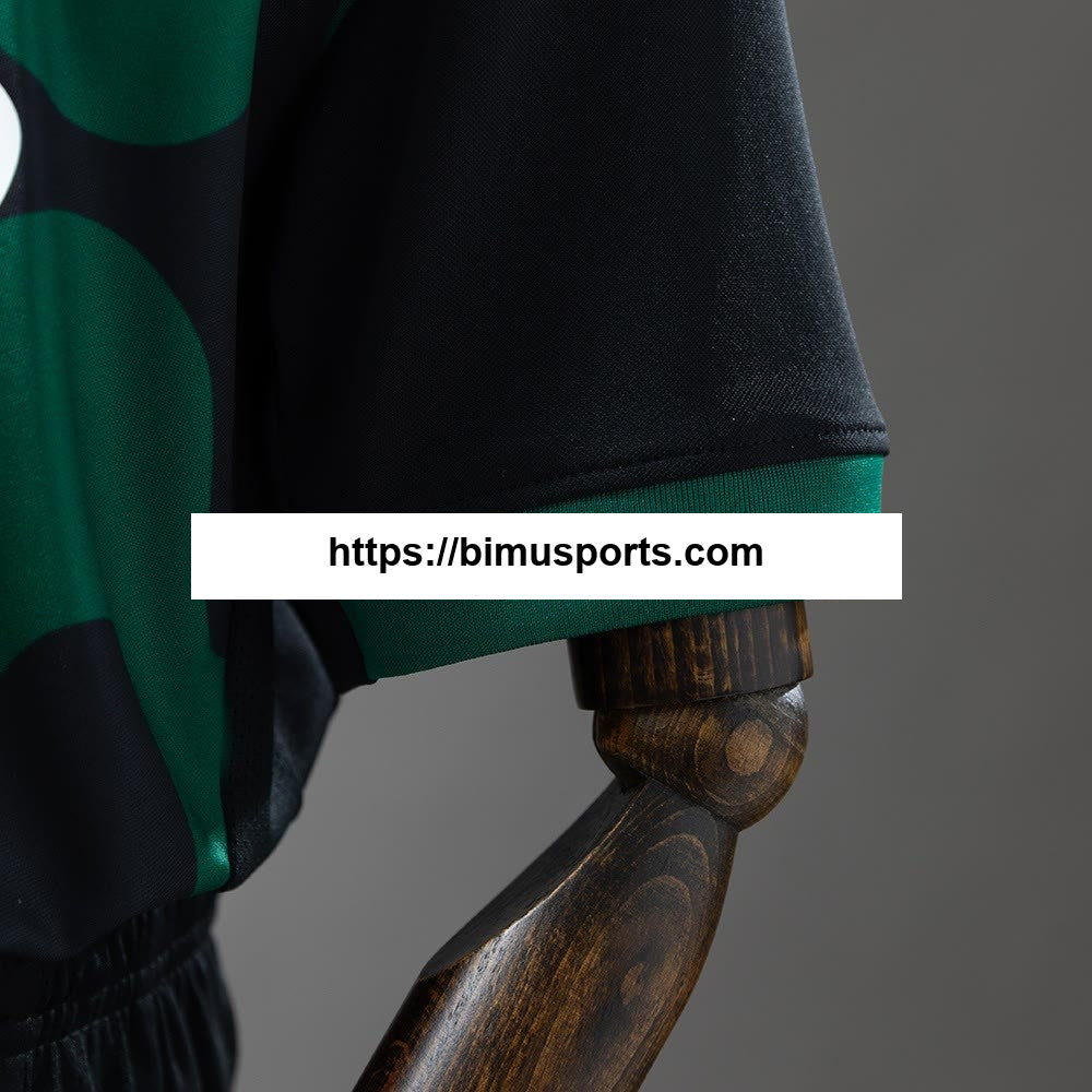 Camisola Sporting Lisbon 25/26 criança Kit Alternative Black tamanho