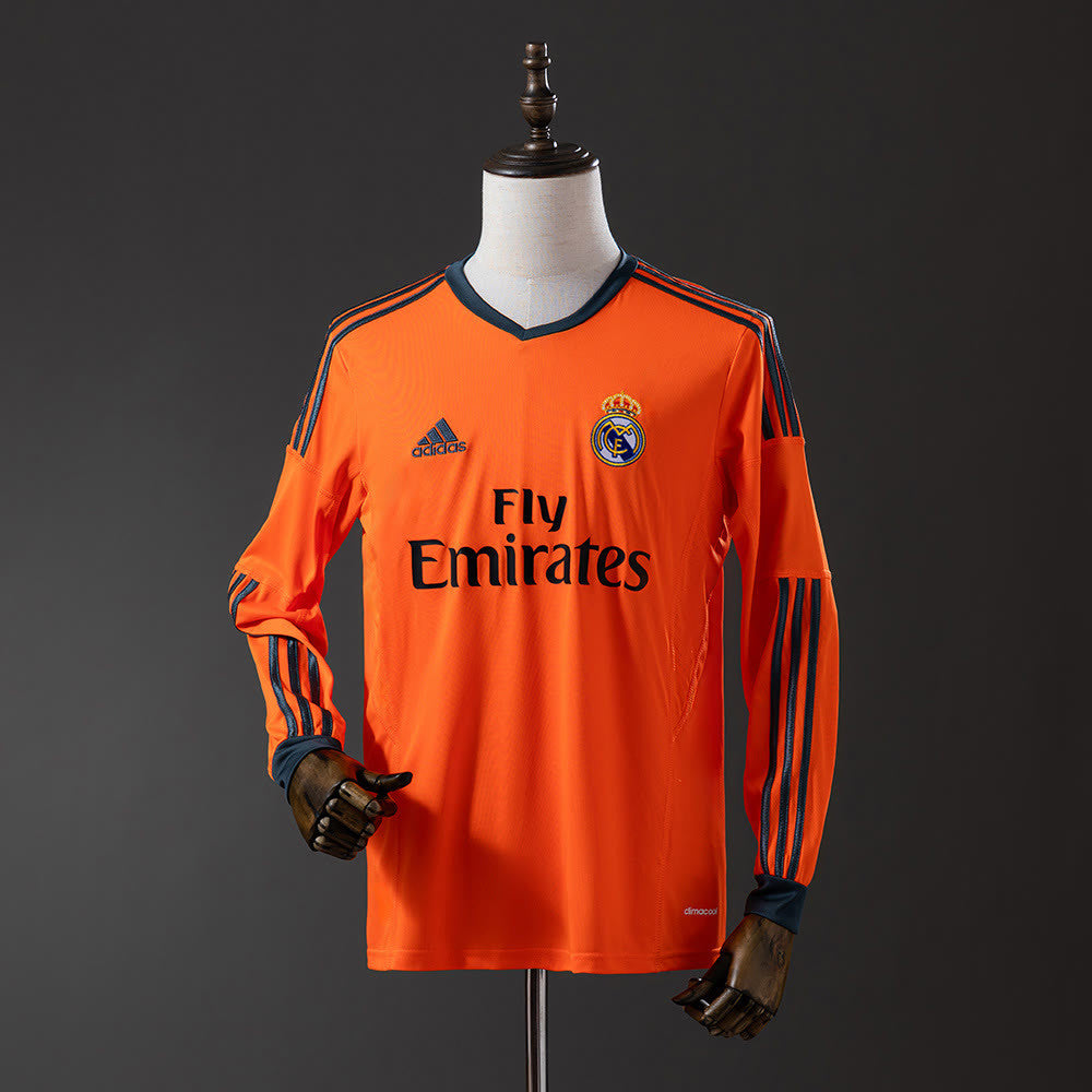 Camisola Real Madrid 13/14 Segunda Alternativa Manga Comprida Retro