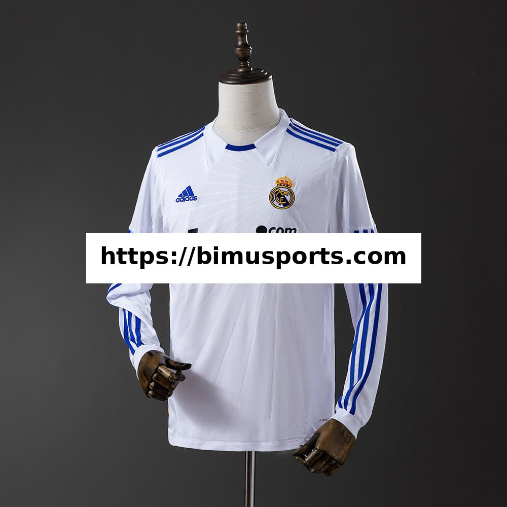Camisola Real Madrid 10/11 Principal Manga Comprida Retro