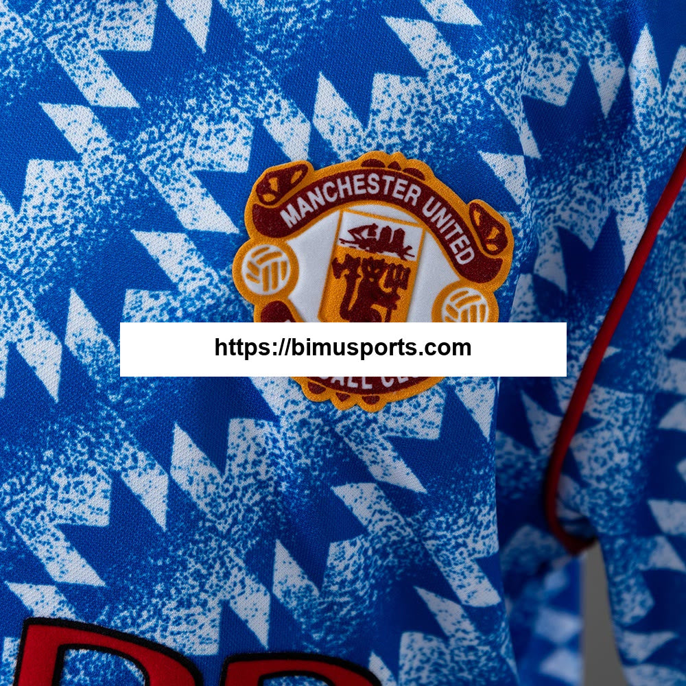 Camisola M-U 90/92 Alternativo Retro Kids Equipamento