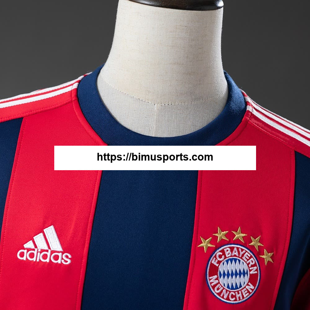 Moletom de manga comprida do Bayern de Munique - Vermelho e Ciano