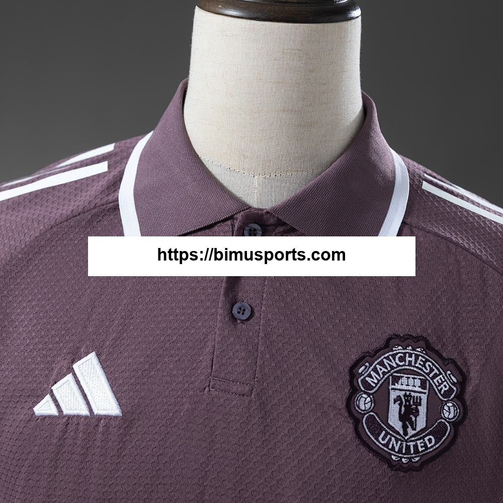 M-U 25/26 POLO - Cinza Roxo