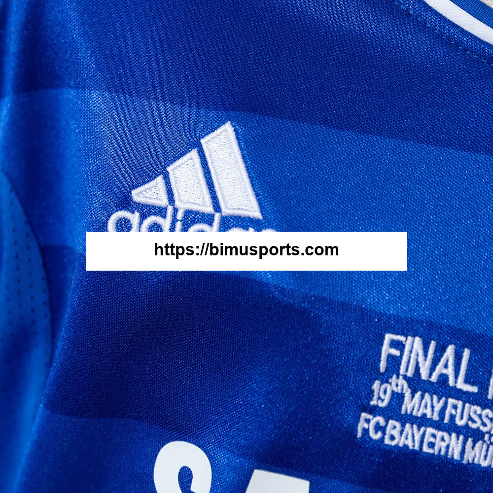 Camisola retrô infantil Chelsea 11/12 Principal (UEFA Champions League)