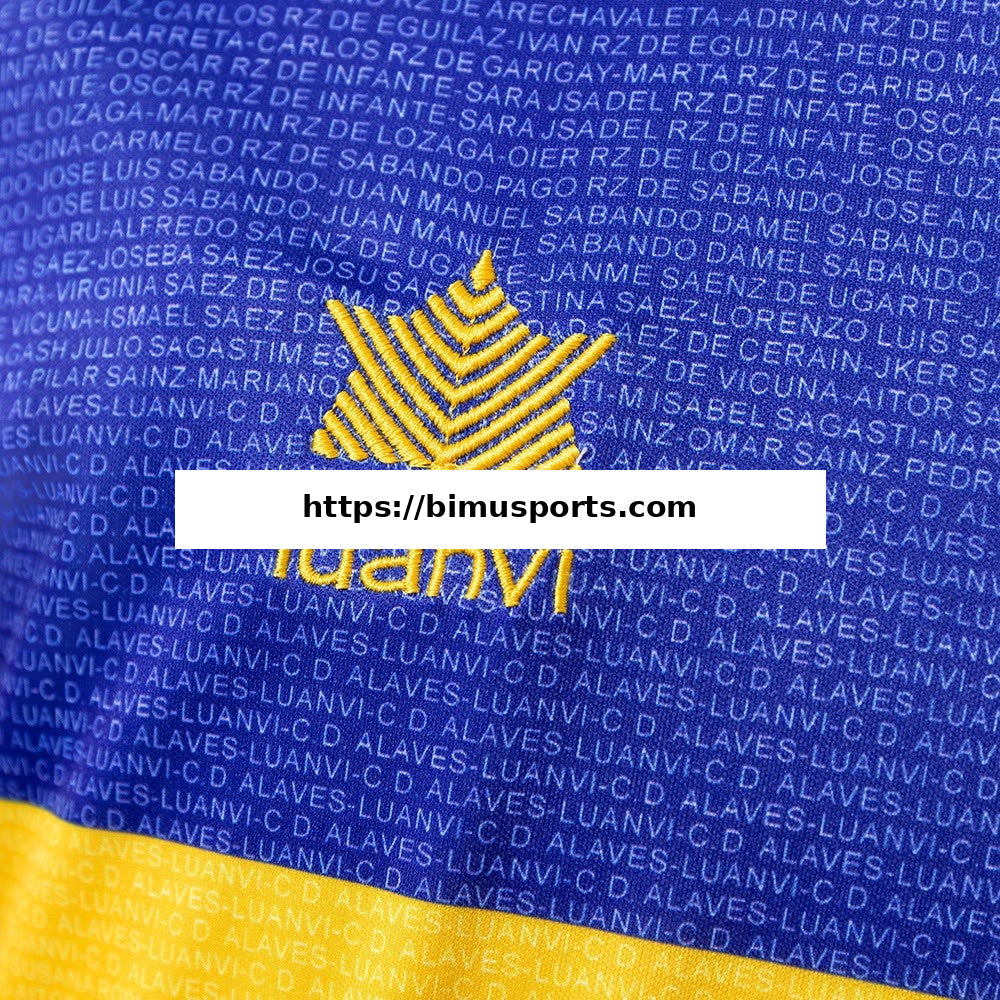 Camisola Deportivo Alavés 00/01 Principal (Liga dos Campeões da UEFA Final Edition) Retro