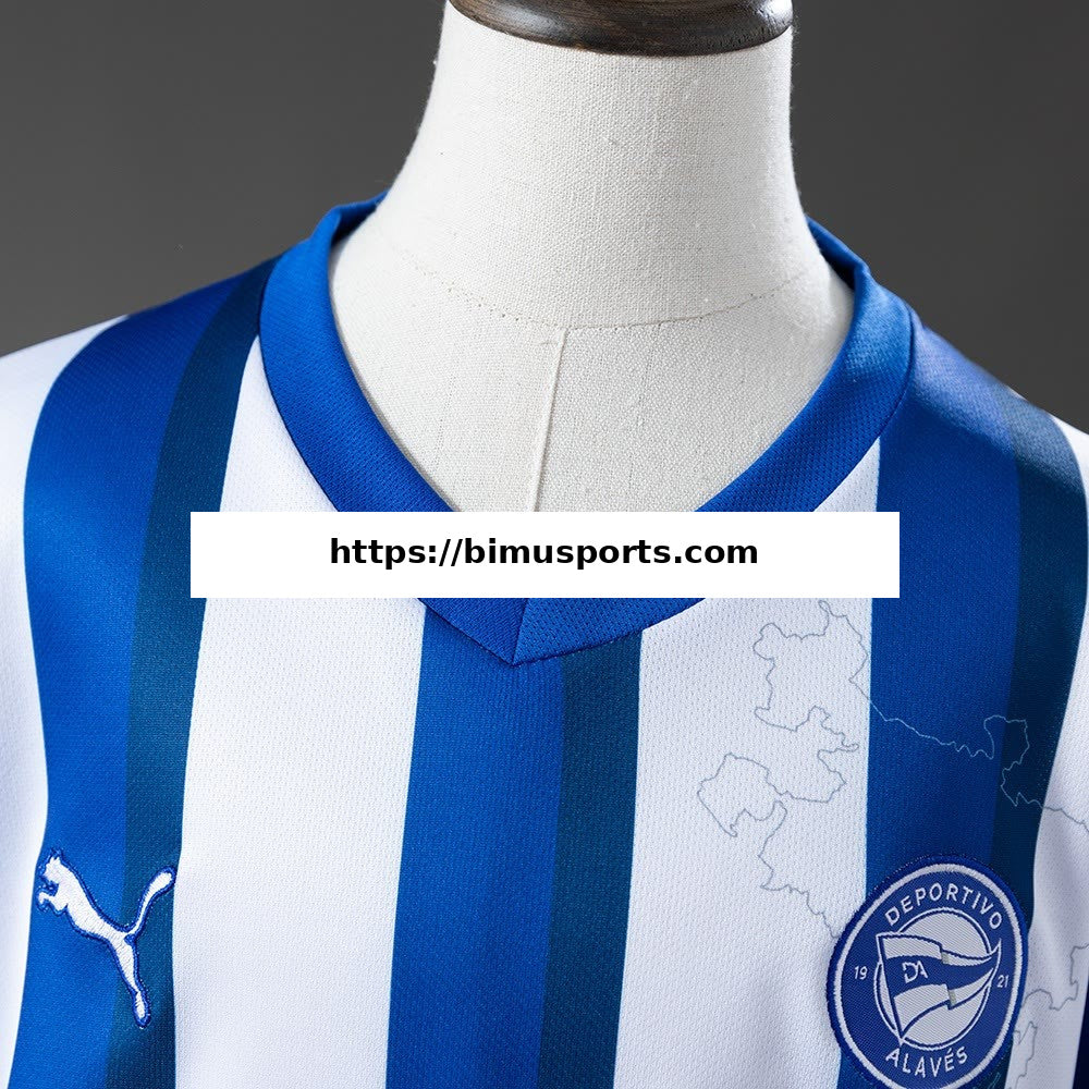 Camisola Deportivo Alavés 25/26 Principal Equipamento Infantil