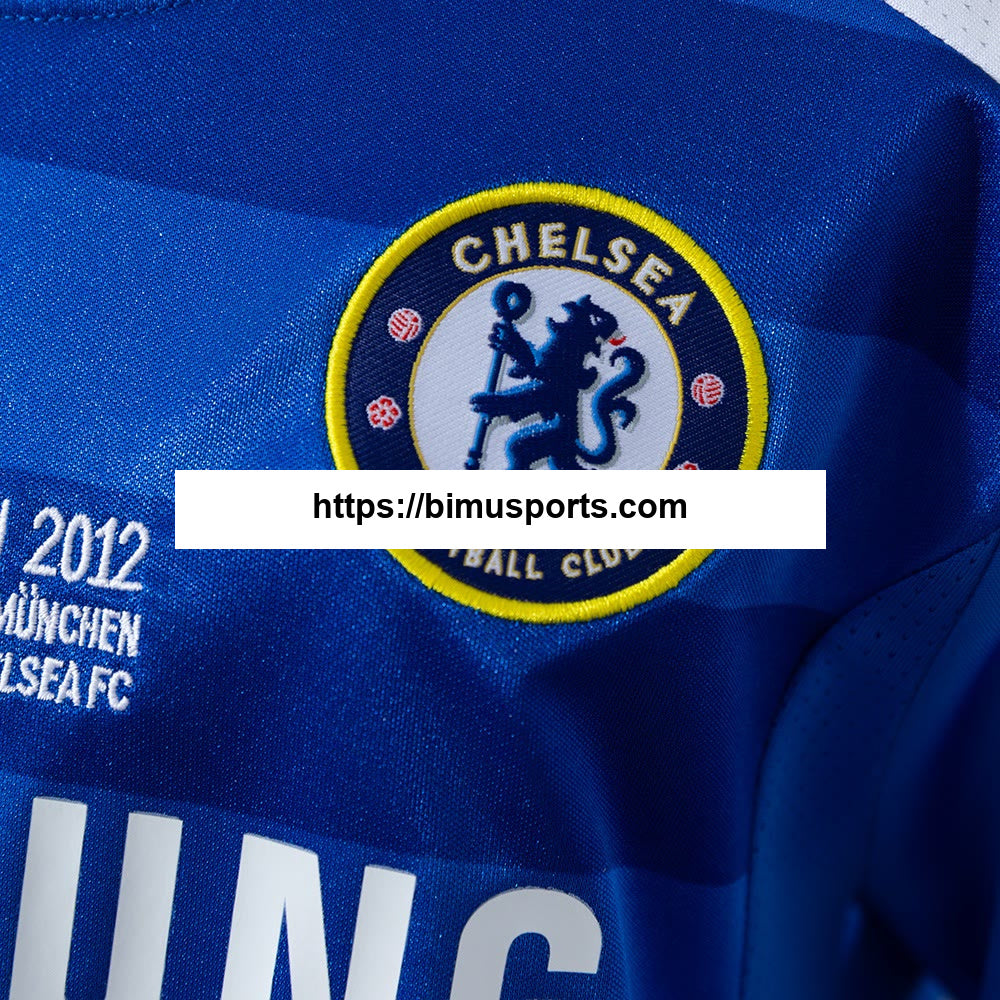 Camisola retrô infantil Chelsea 11/12 Principal (UEFA Champions League)