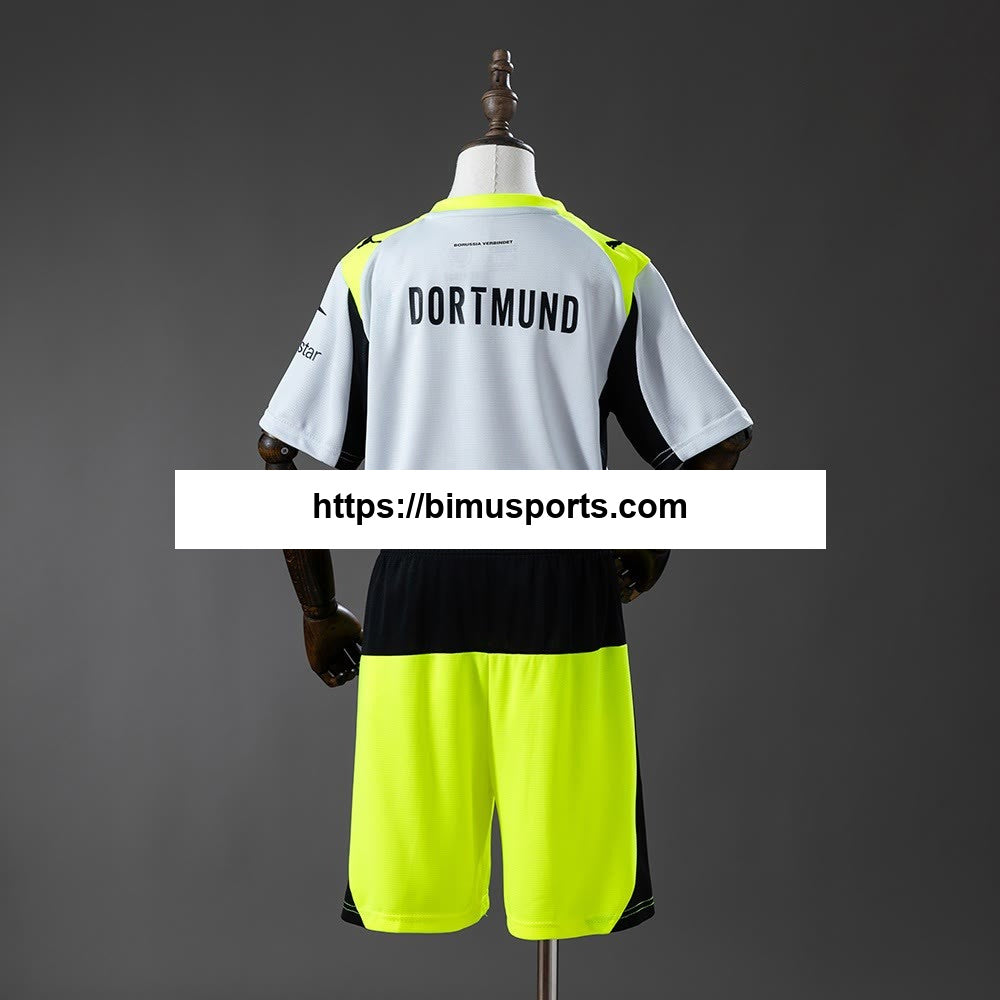 Camisola do kit infantil do Borussia Dortmund 25/26 Alternativo