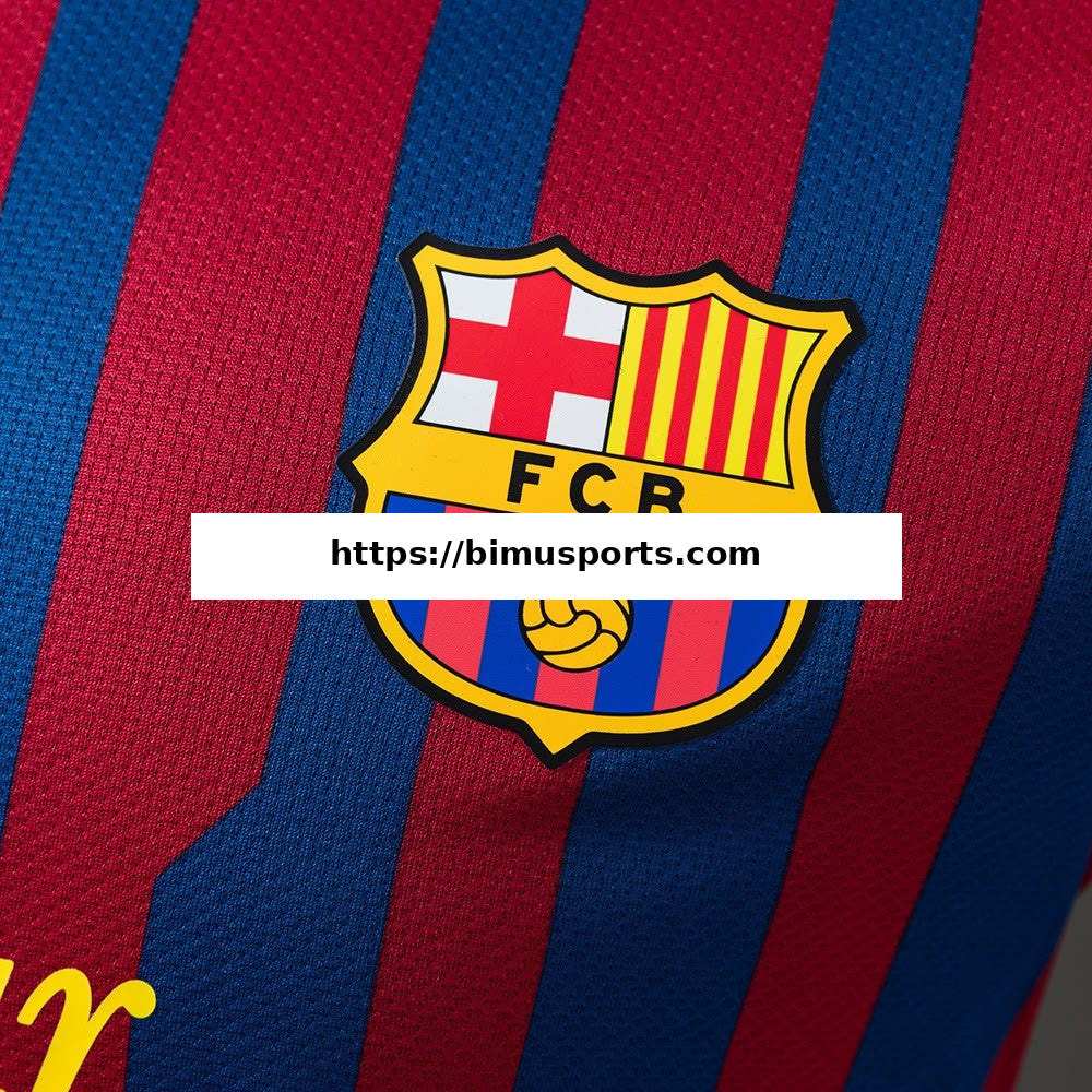 Camisola Barcelona 11/12 Principal Retro Versão de Jogador