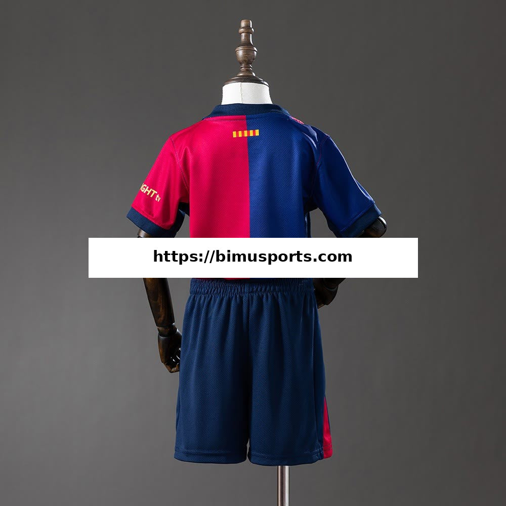 Camisola Barcelona 24/25 Principal Equipamento Infantil Tamanho 16-28