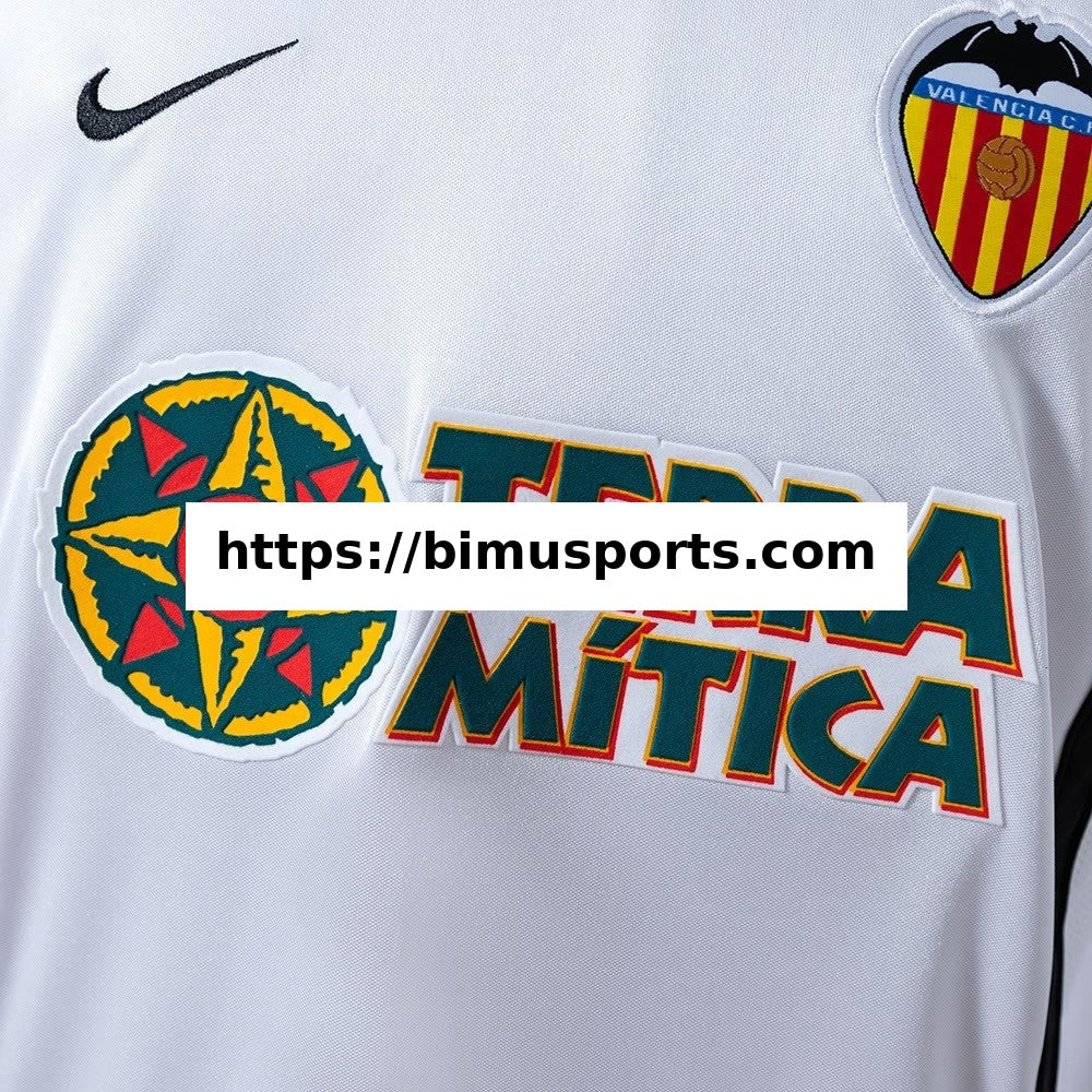 Camisola Valencia 00/01 Retro Manga Comprida