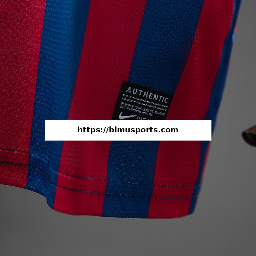 Camisola Barcelona 13/14 Principal Equipamento Infantil Retro Tamanho 16-28