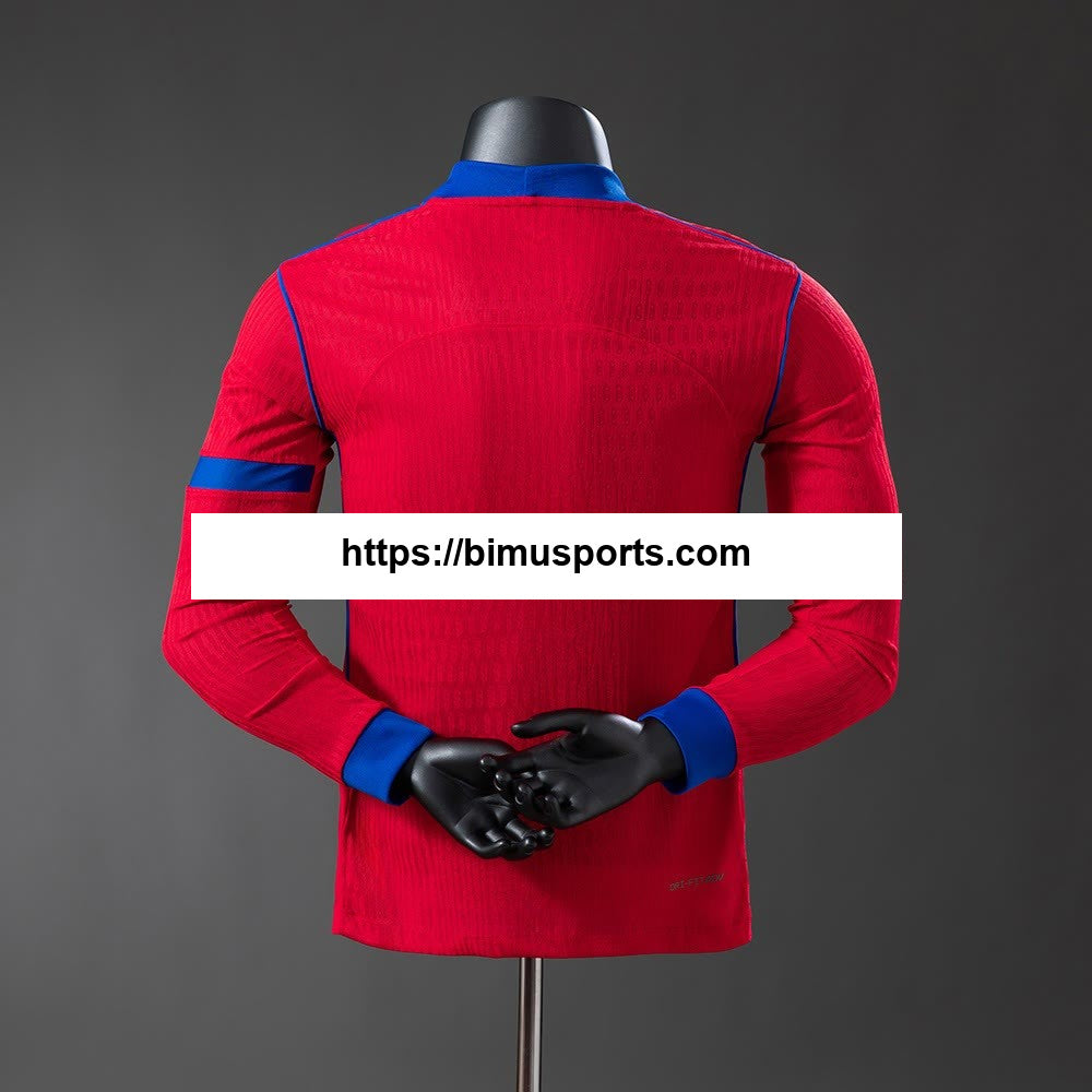 Camisola PSG 25/26 Terceiro Alternativo Jogador de Manga Longa Versão