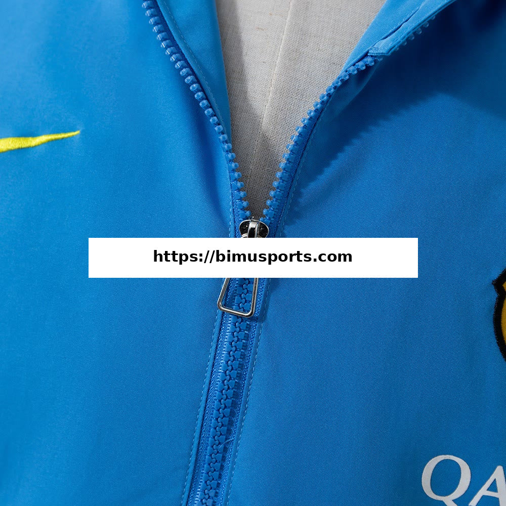 Camisola Barcelona 15/16 Corta-vento - Azul