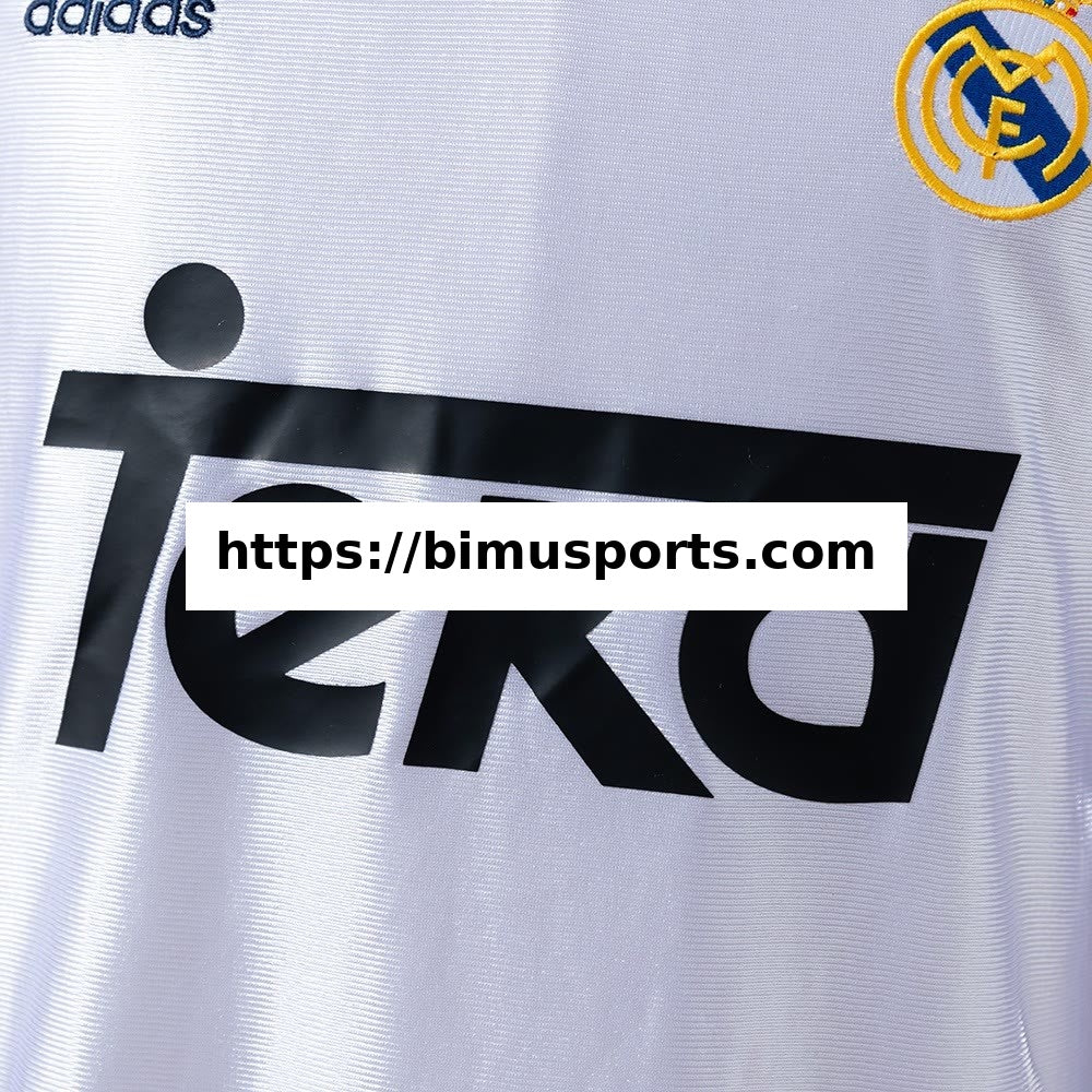 Camisola Real Madrid 98/00 Principal Manga Comprida Retro