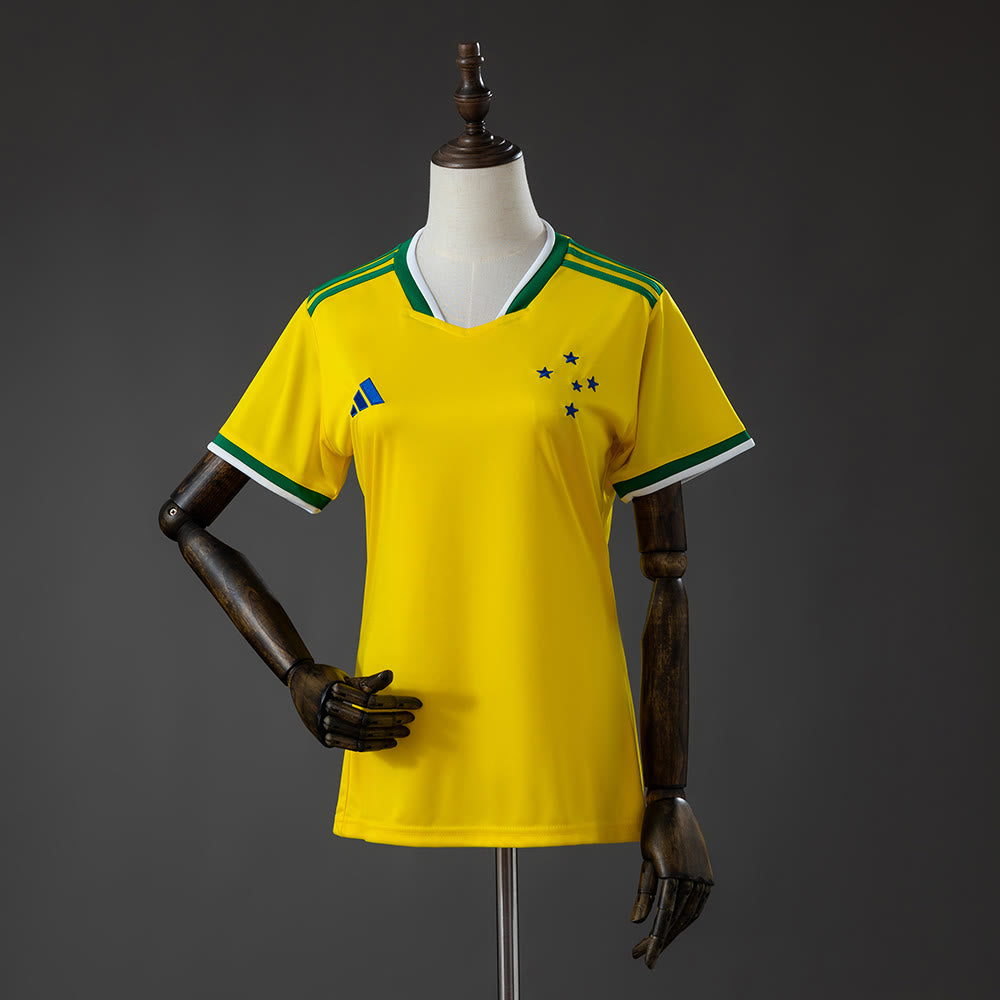 Camisola Cruzeiro 26/27 Edição Especial Feminina Amarela