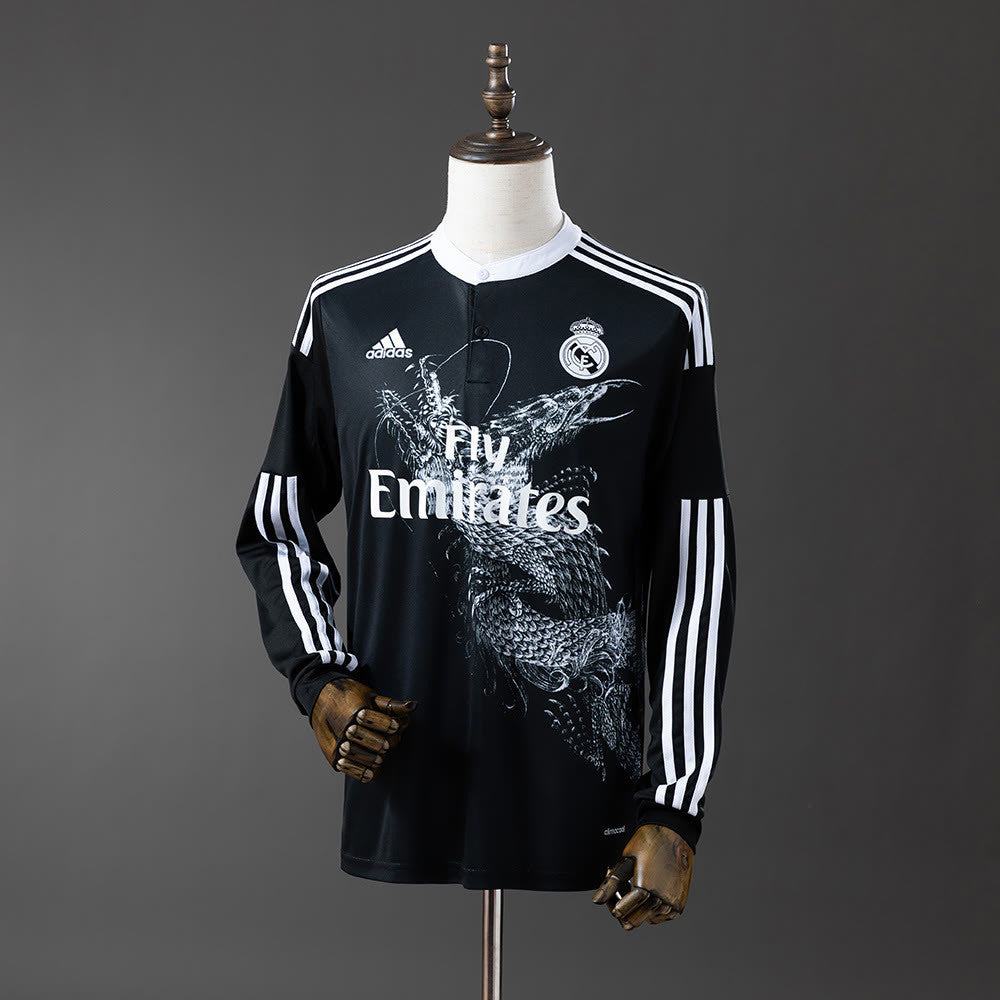 Camisola Real Madrid 2014/15 Segunda Alternativa Manga Comprida Retro