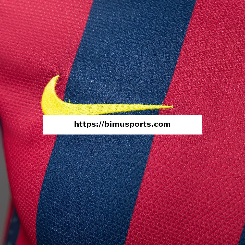 Camisola Barcelona 13/14 Principal Retro Versão de Jogador