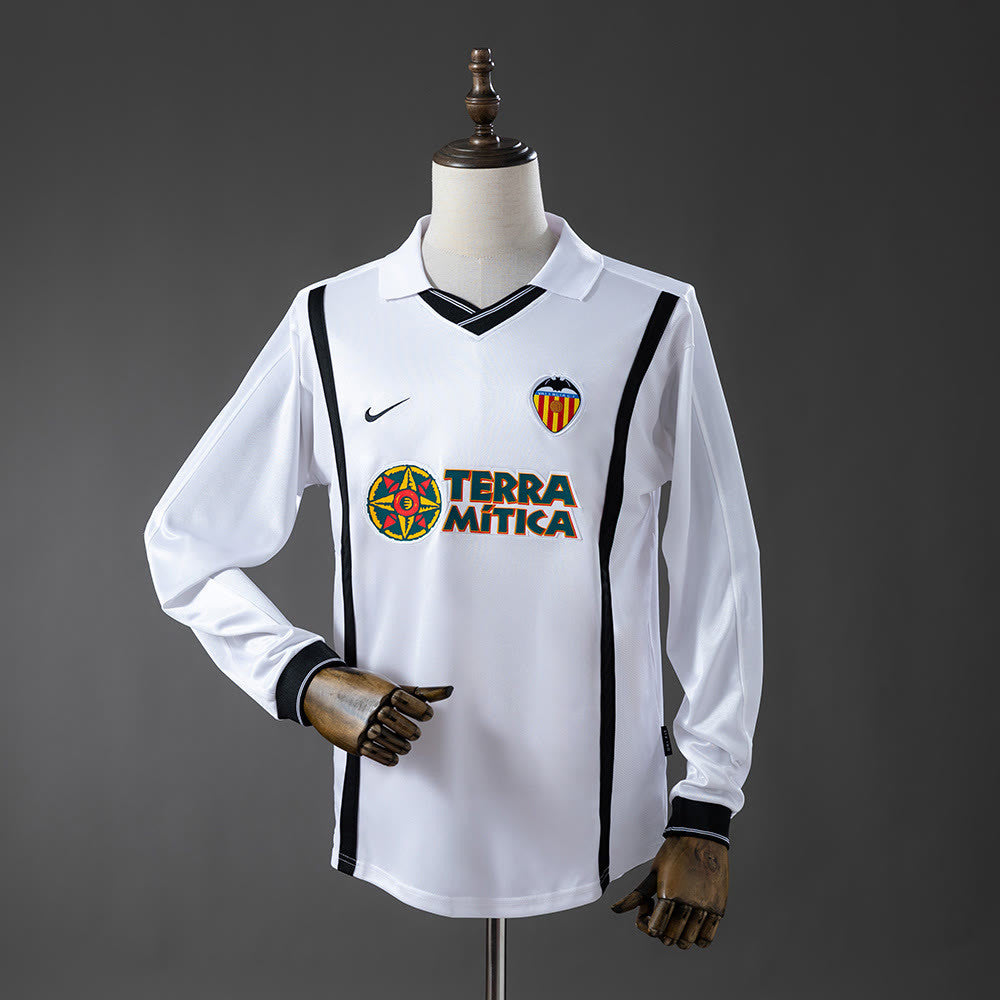 Camisola Valencia 00/01 Retro Manga Comprida