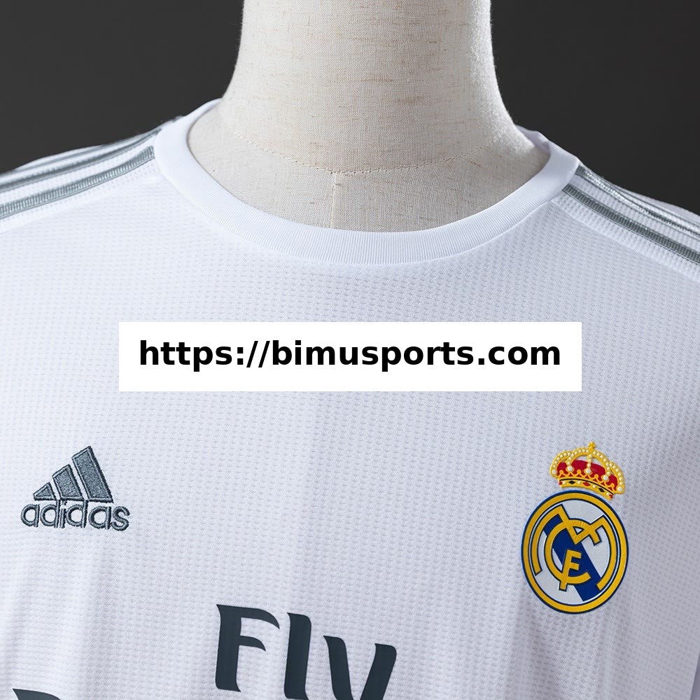 Camisola Real Madrid 15/16 Principal Manga Comprida Retro