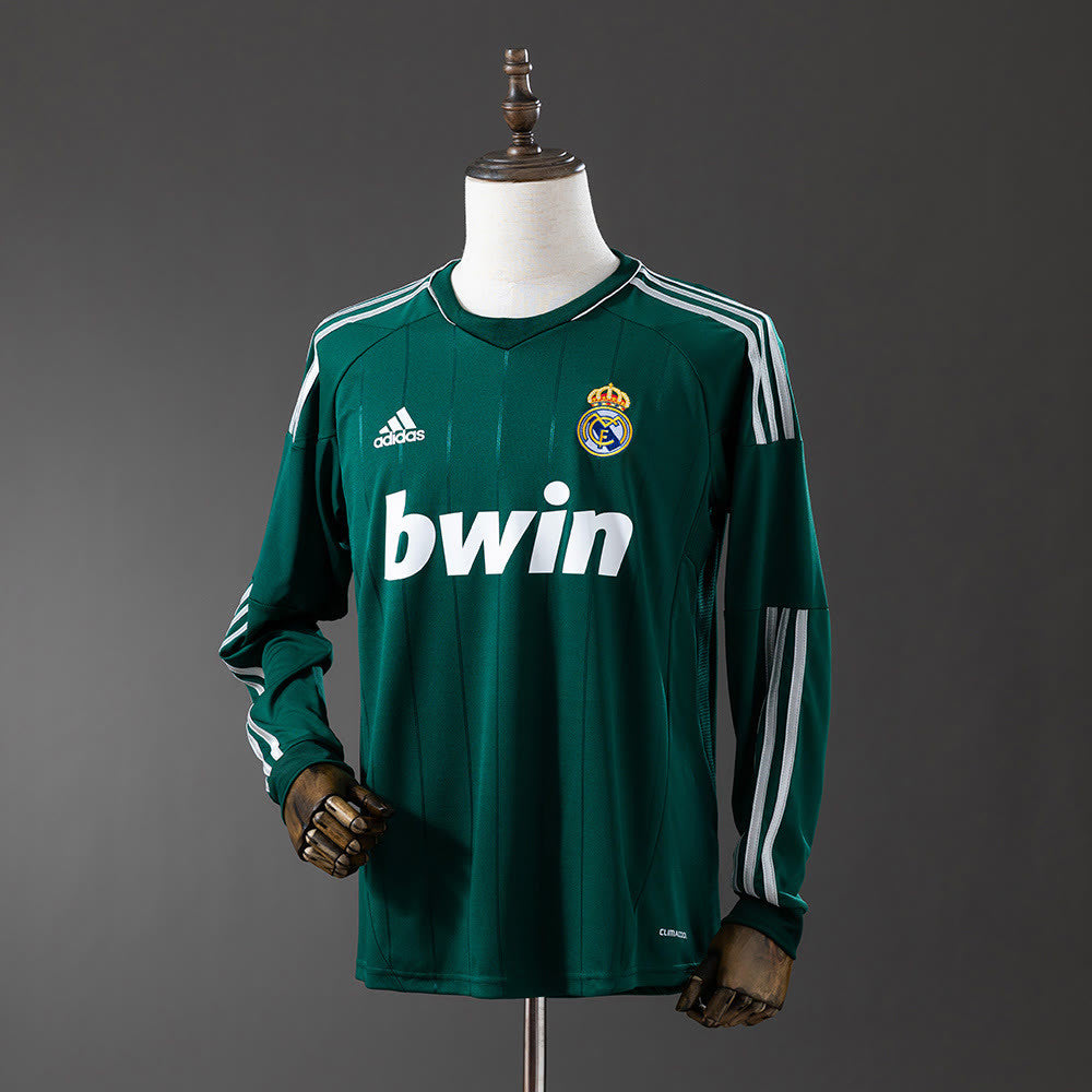 Camisola Real Madrid 201213 Segunda Alternativa Manga Comprida Retro