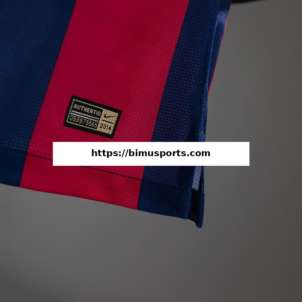 Camisola Barcelona 14/15 Principal Retro Versão de Jogador S-3