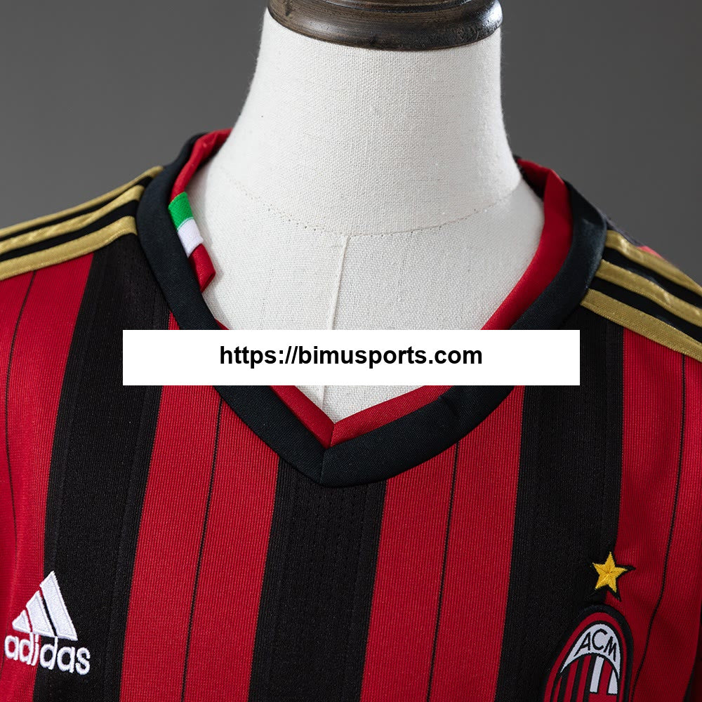 Camisola AC Milan 13/14 Principal Retro Infantil