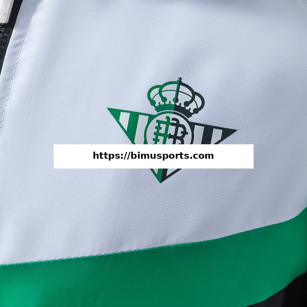 Camisola Real Betis Corta-vento - Fern Verde & Branco & Preto