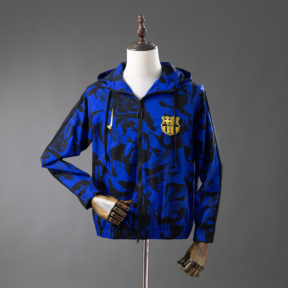 Camisola Barcelona 2026 Corta-vento - Azul