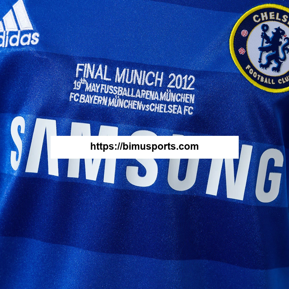 Camisola retrô infantil Chelsea 11/12 Principal (UEFA Champions League)