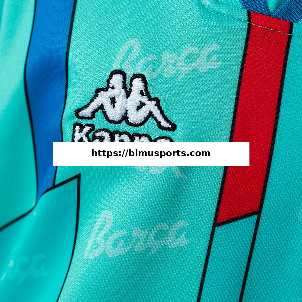 Camisola Barcelona 96/97 Alternativa Equipamento Infantil Retro