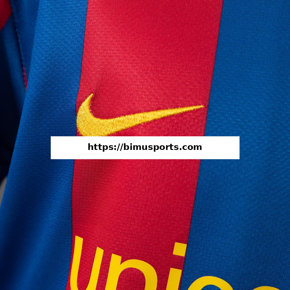 Camisola Barcelona 10/11 Principal Equipamento Infantil Retro Tamanho