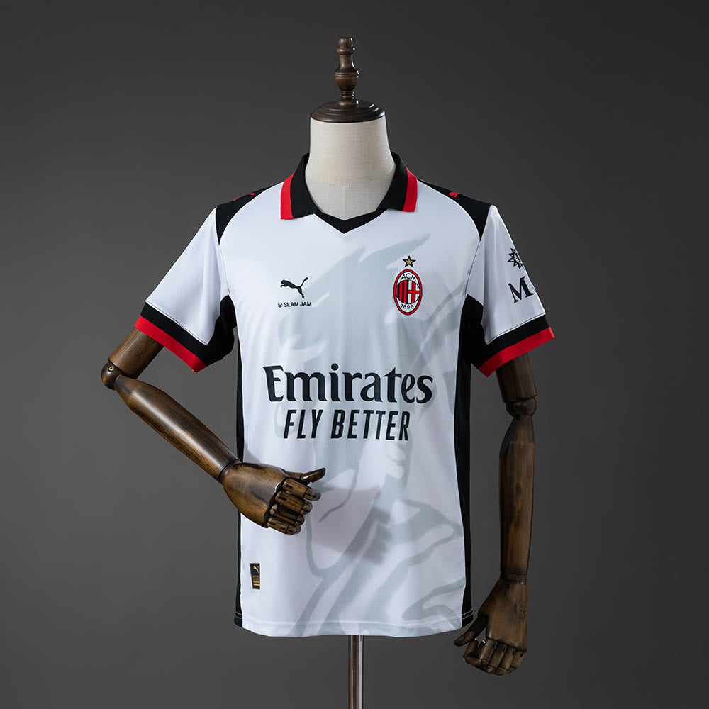 Camisola de edição limitada AC Milan x Slam Jam 25/26