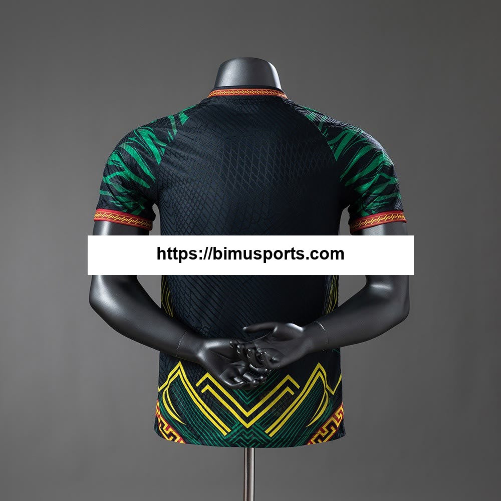 Camisola Mali 25/26 Black Green Player Versão
