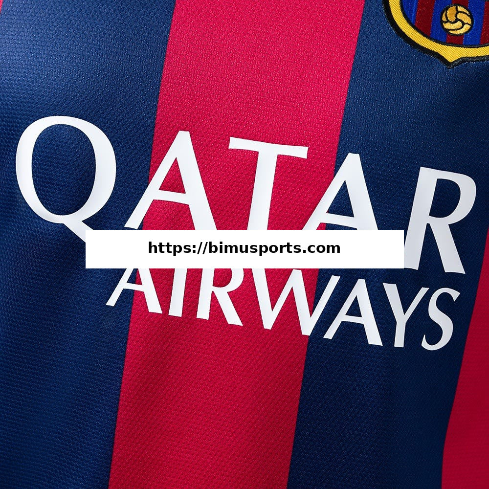 Camisola Barcelona 14/15 Principal Retro Versão de Jogador S-3