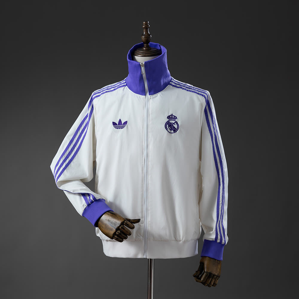 Camisola Real Madrid X Beckenbauer Corta-Vento - Miracle WhiteMagic Purple