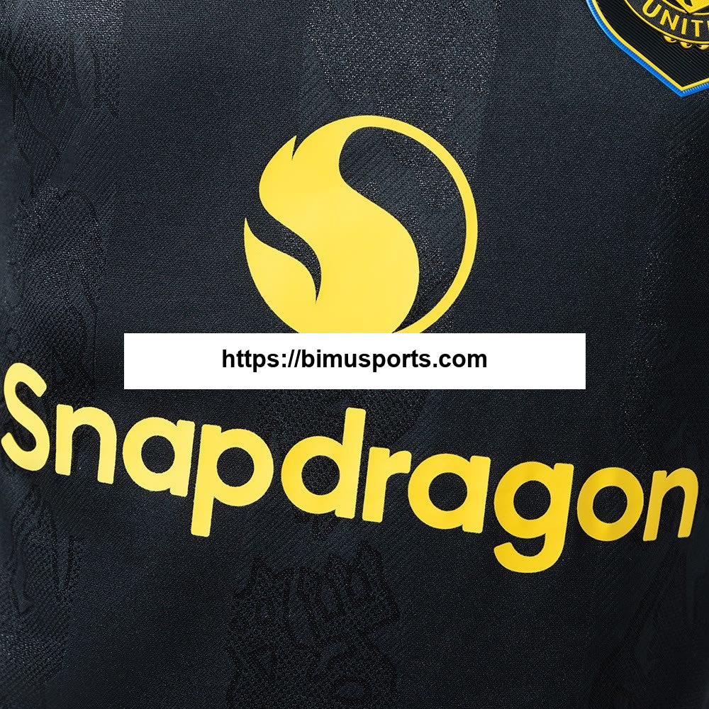Camisola M-U 25/26 Terceiro jogador Alternativo versão de manga comprida