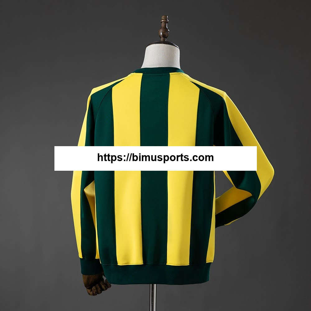 Moletom Brasil Manga Comprida - Amarelo e Verde