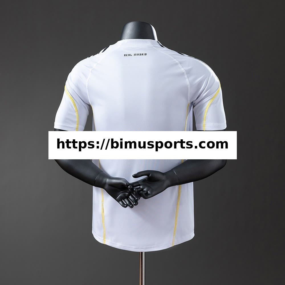Camisola Real Madrid 09/10 Principal Versão de Jogador Retro S-3