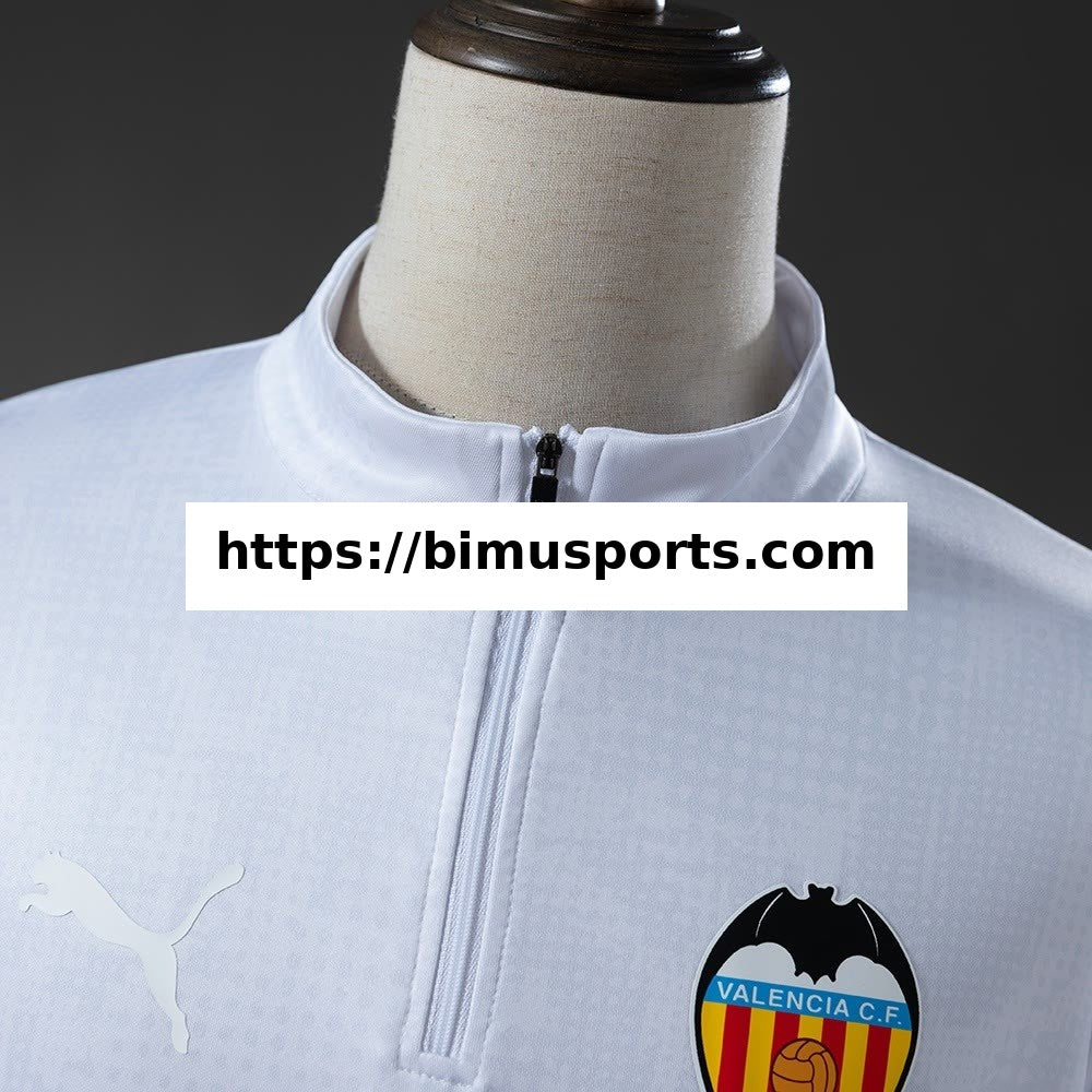 Camisola Valencia 25/26 Top de Treino Branco