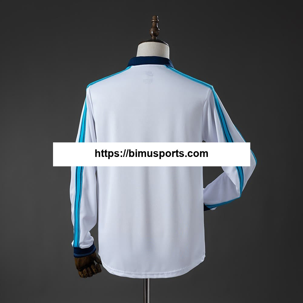 Camisola retrô de manga comprida do Napoli 98/99 Alternativo
