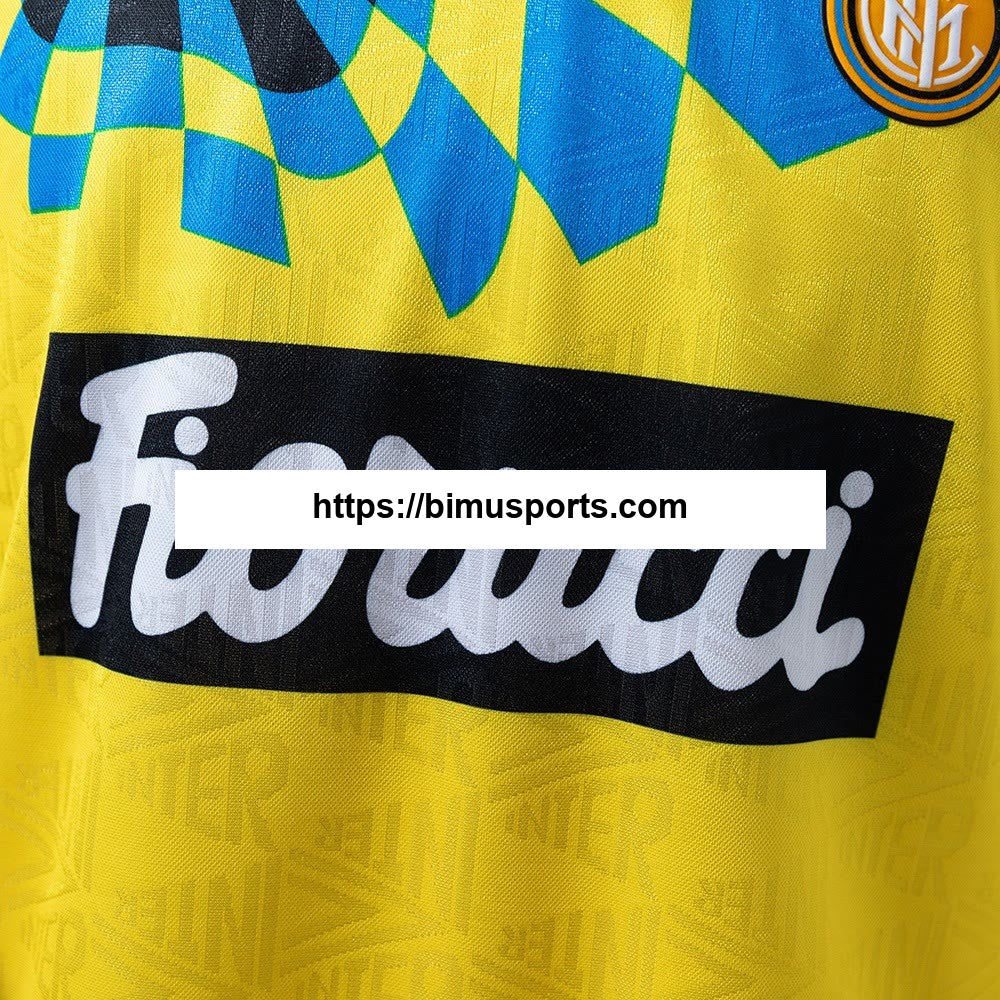 Camisola Inter de Milão 92/94 Terceiro retrô Alternativo de Principal