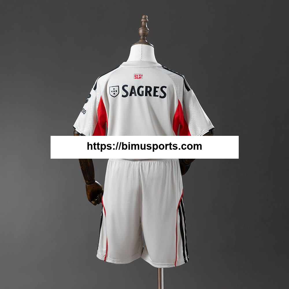 Camisola Benfica 25/26 criança Kit visitante tamanho