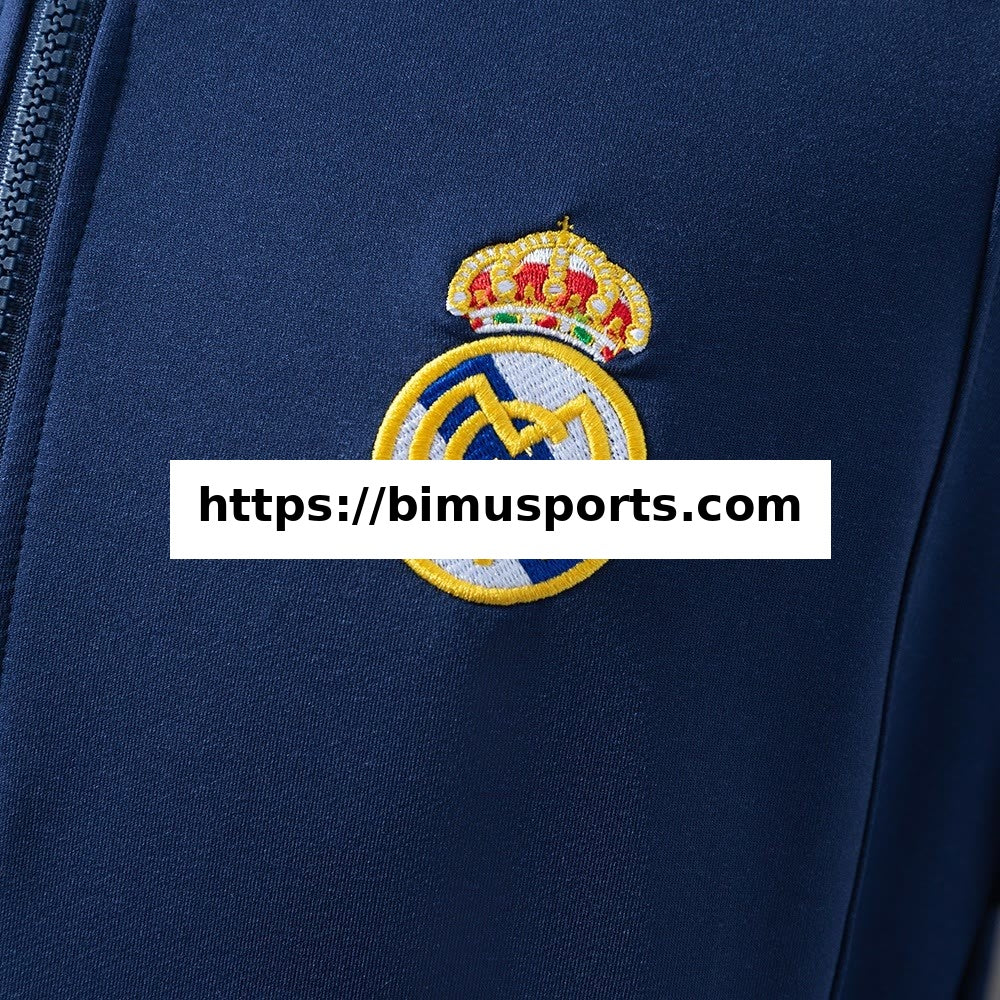 Camisola Real Madrid 98/99 Casaco - Azul-Marinho