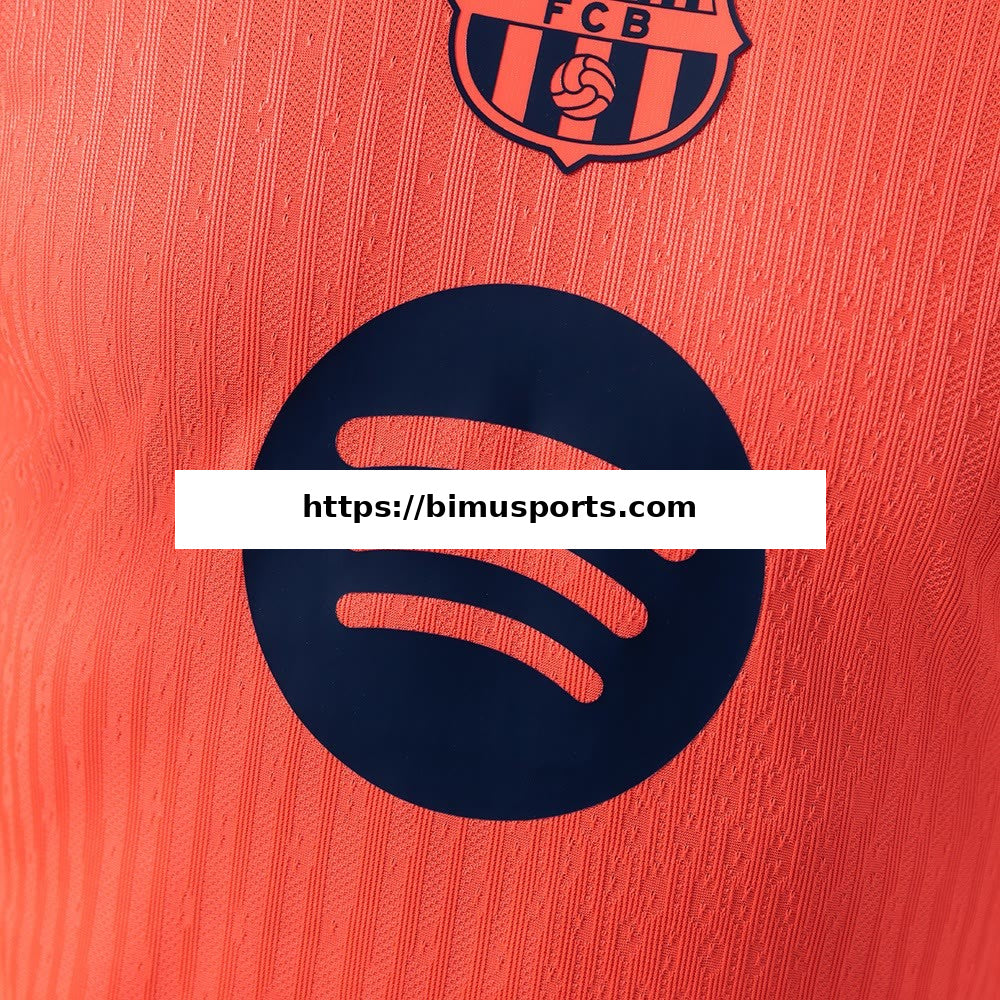 Camisola Barcelona 25/26 Terceira de Manga Comprida Versão de Jogador