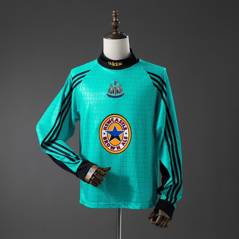 Camisola retrô de manga comprida do goleiro Newcastle United 97/98