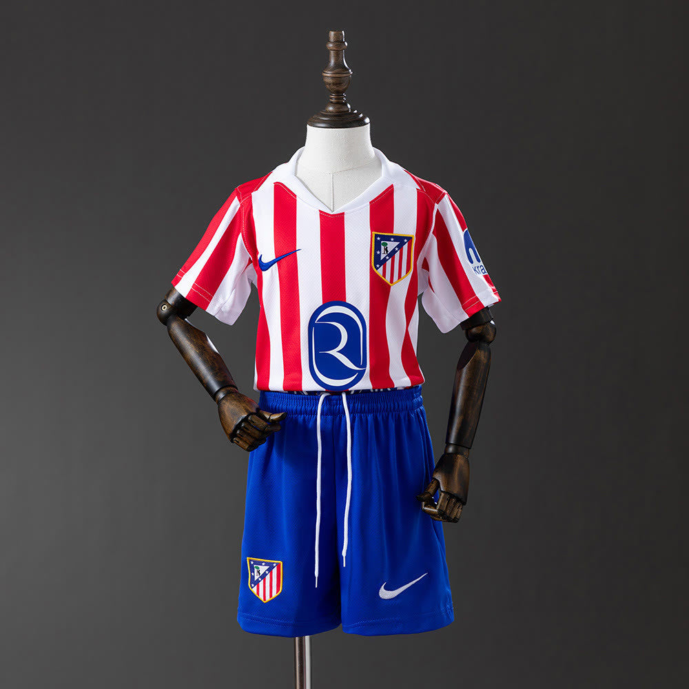 Camisola Atletico Madrid 25/26 Principal Equipamento Infantil Tamanho 16-28