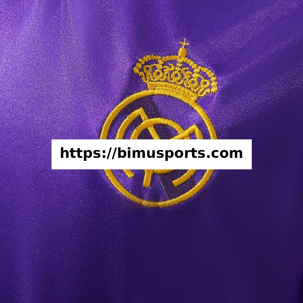 Camisola Real Madrid 84/85 Alternativa Manga Comprida Retro